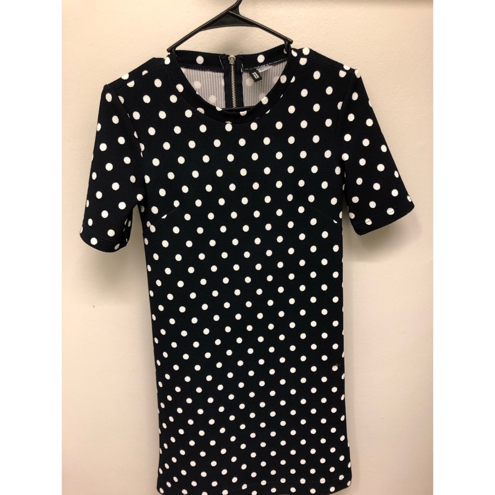 Polkadot H&M Navy dress